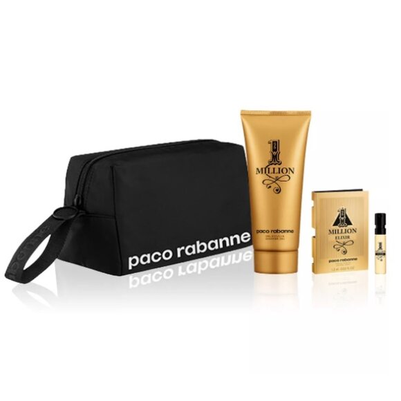 Paco Rabanne 1Million Gift Set - 3pc Toiletry Pouch, Shower Gel, Sample, NEW - Picture 11 of 13
